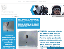 Tablet Screenshot of parapenteratonfly.com